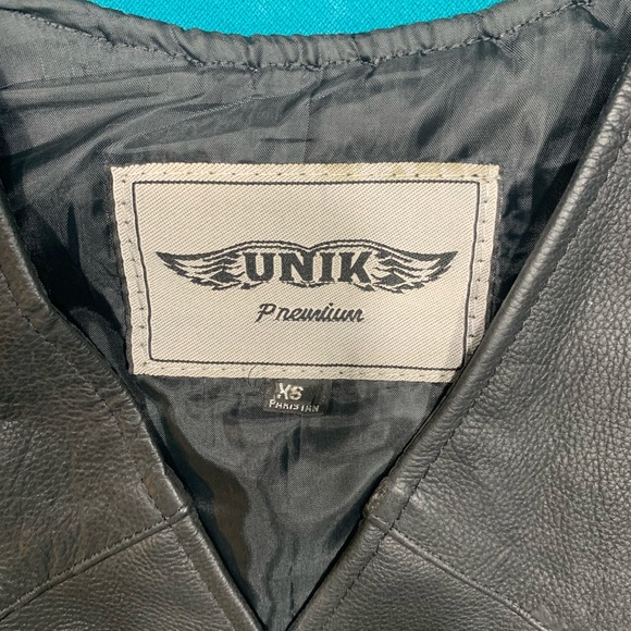 Unik woman’s leather vest - Picture 2 of 3